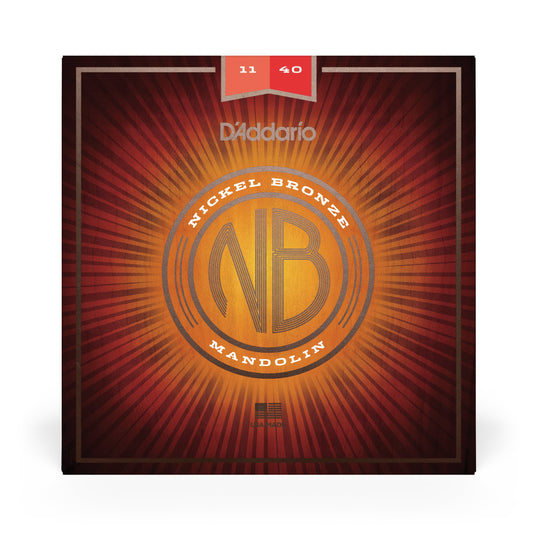 D'Addario NBM1140 Nickel Bronze Mandolin Strings Medium 11-40