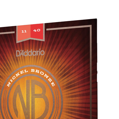 D'Addario NBM1140 Nickel Bronze Mandolin Strings Medium 11-40