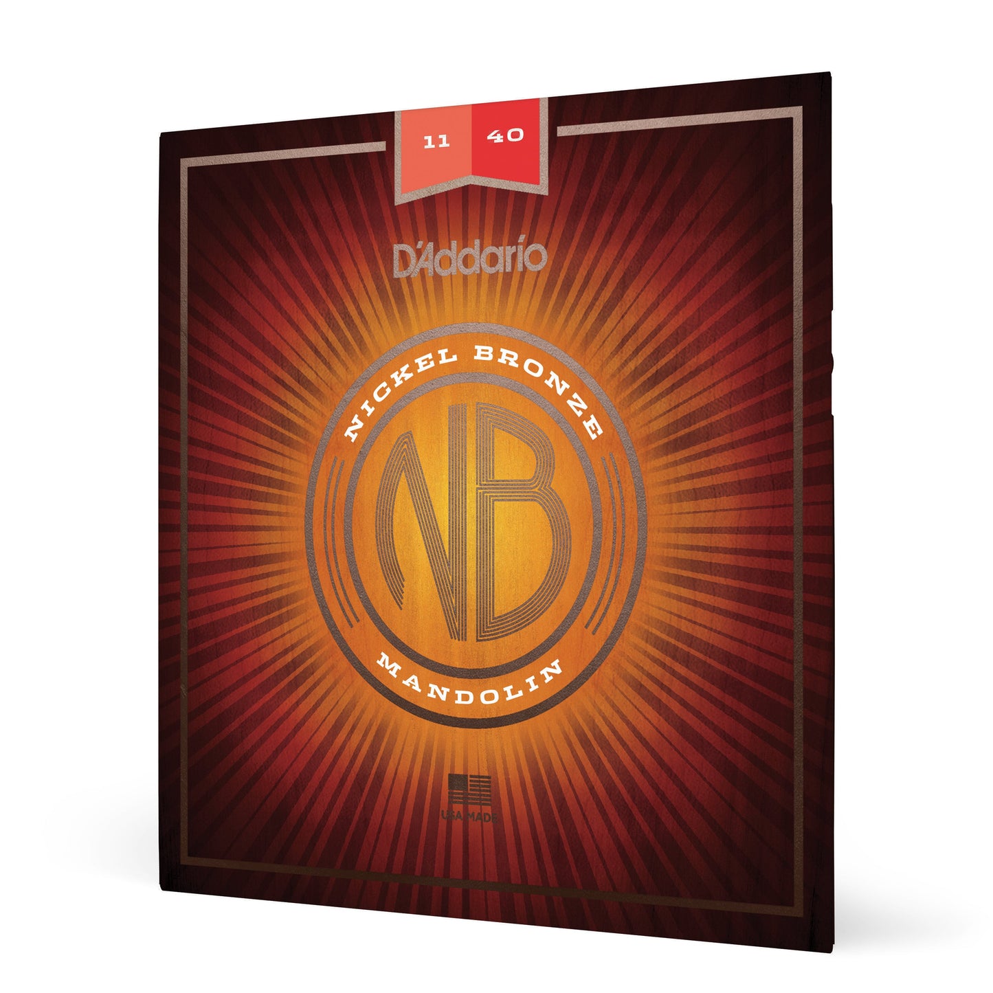 D'Addario NBM1140 Nickel Bronze Mandolin Strings Medium 11-40
