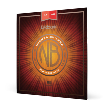 D'Addario NBM1140 Nickel Bronze Mandolin Strings Medium 11-40