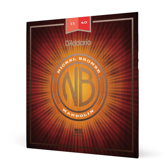 D'Addario NBM1140 Nickel Bronze Mandolin Strings Medium 11-40