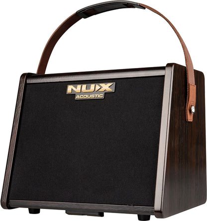 NUX AC25 Stageman 2-Channel, 25W Battery Operated Acoustic Amplifier