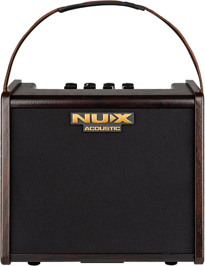 NUX AC25 Stageman 2-Channel, 25W Battery Operated Acoustic Amplifier