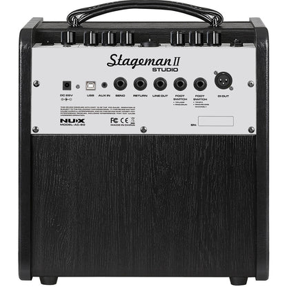 NUX Stageman II Studio, 60W Acoustic Guitar Amplifier with Digital FX