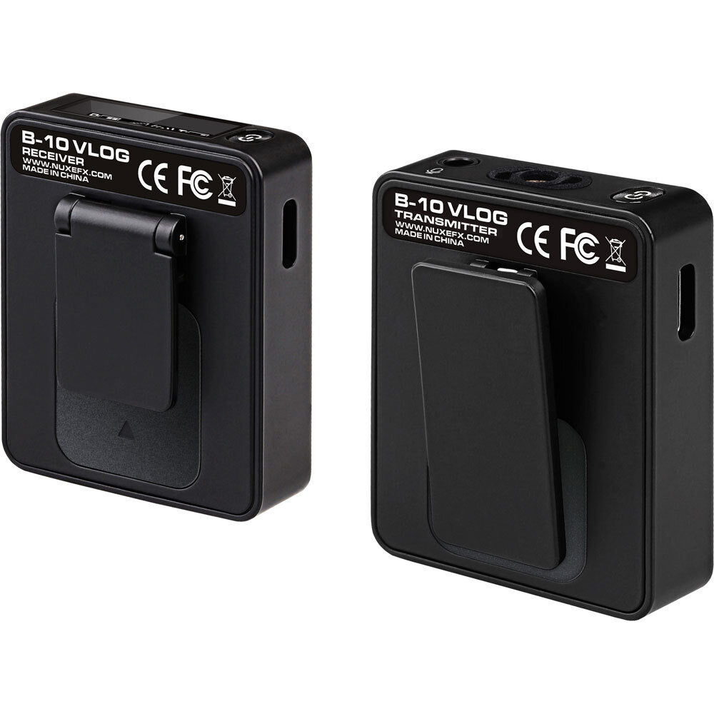 NUX B-10 Digital 2.4GHz Wireless Vlog Microphone System