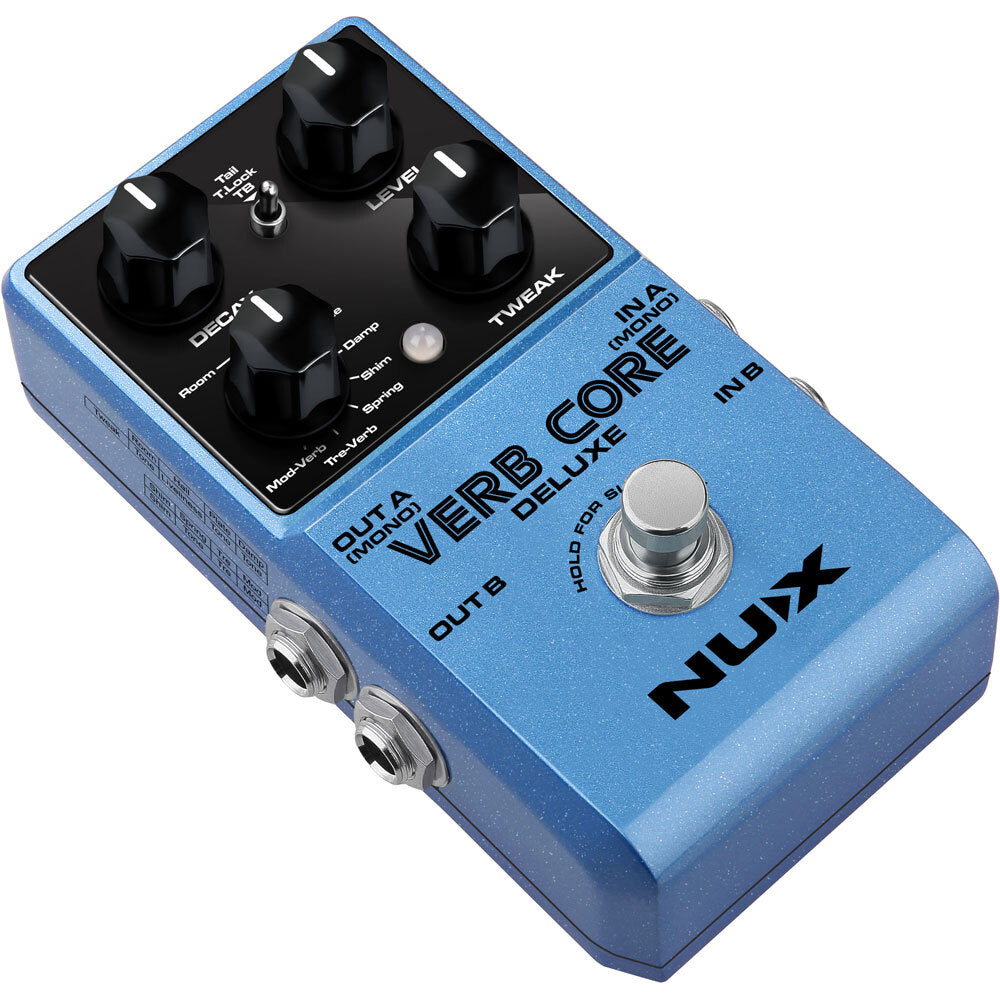 NUX Core Series Verb Core Deluxe Reverb Effects Pedal