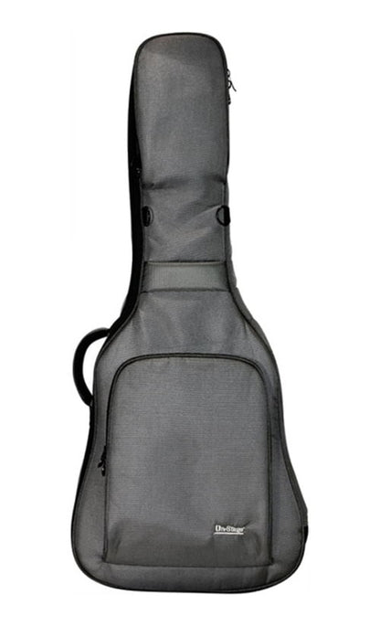 On Stage GBA4990CG Deluxe Acoustic Guitar Gig Bag in Charcoal Grey