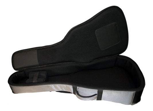On Stage GBA4990CG Deluxe Acoustic Guitar Gig Bag in Charcoal Grey