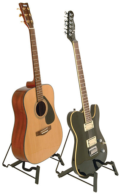 On Stage Fold Flat Metal A-Frame Guitar Stand