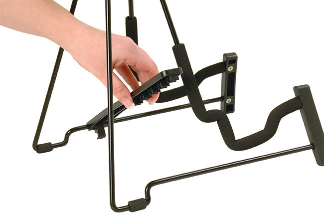On Stage Fold Flat Metal A-Frame Guitar Stand