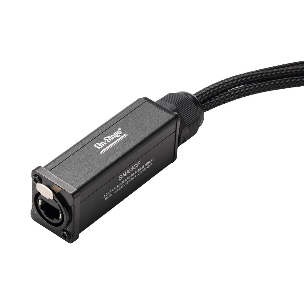 On-Stage SNK4CF 4-Channel Signal Snake 4 x XLR Female to RJ45