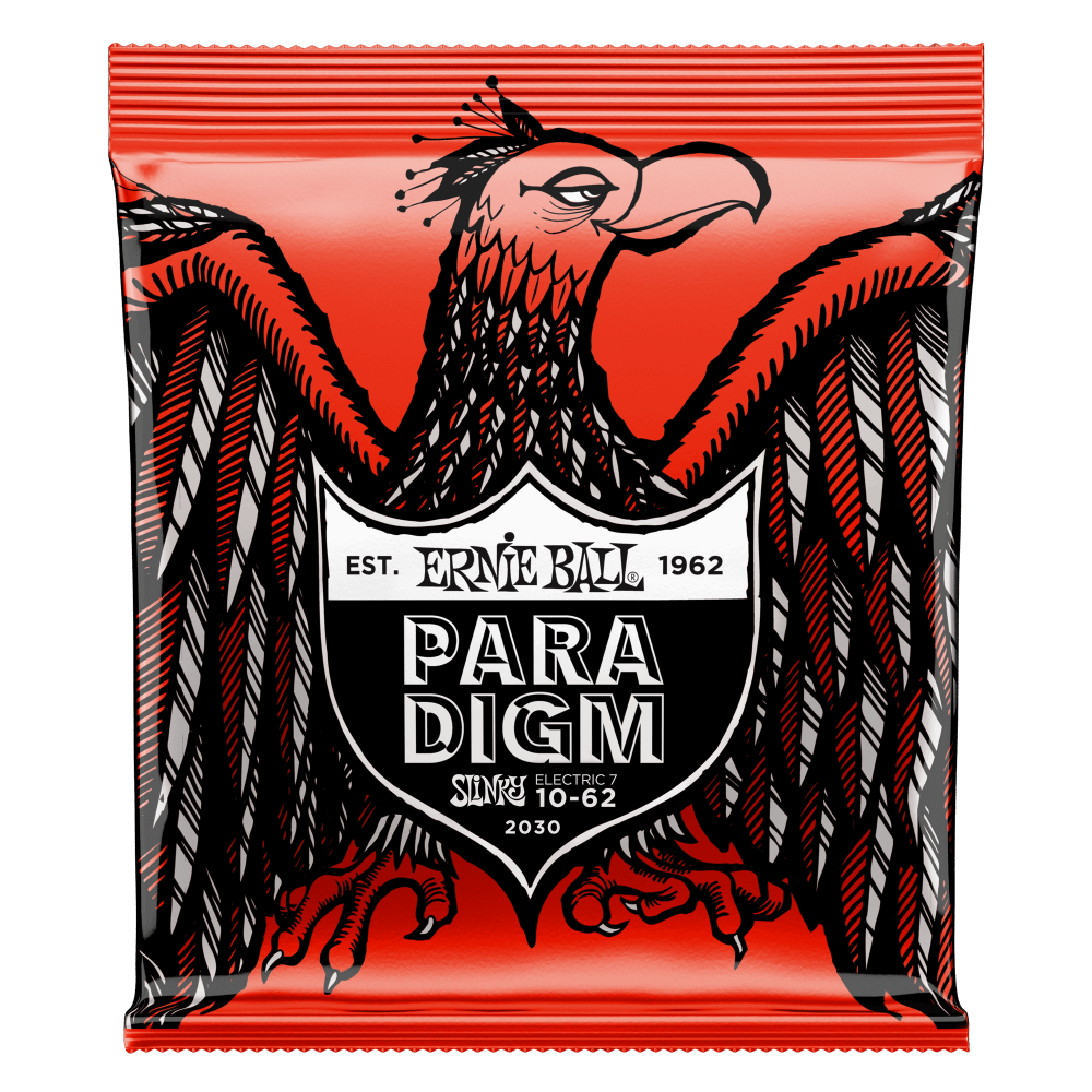 Ernie Ball Skinny Top Heavy Bottom Slinky Paradigm 7-String Electric Guitar Strings - 10-62 Gauge