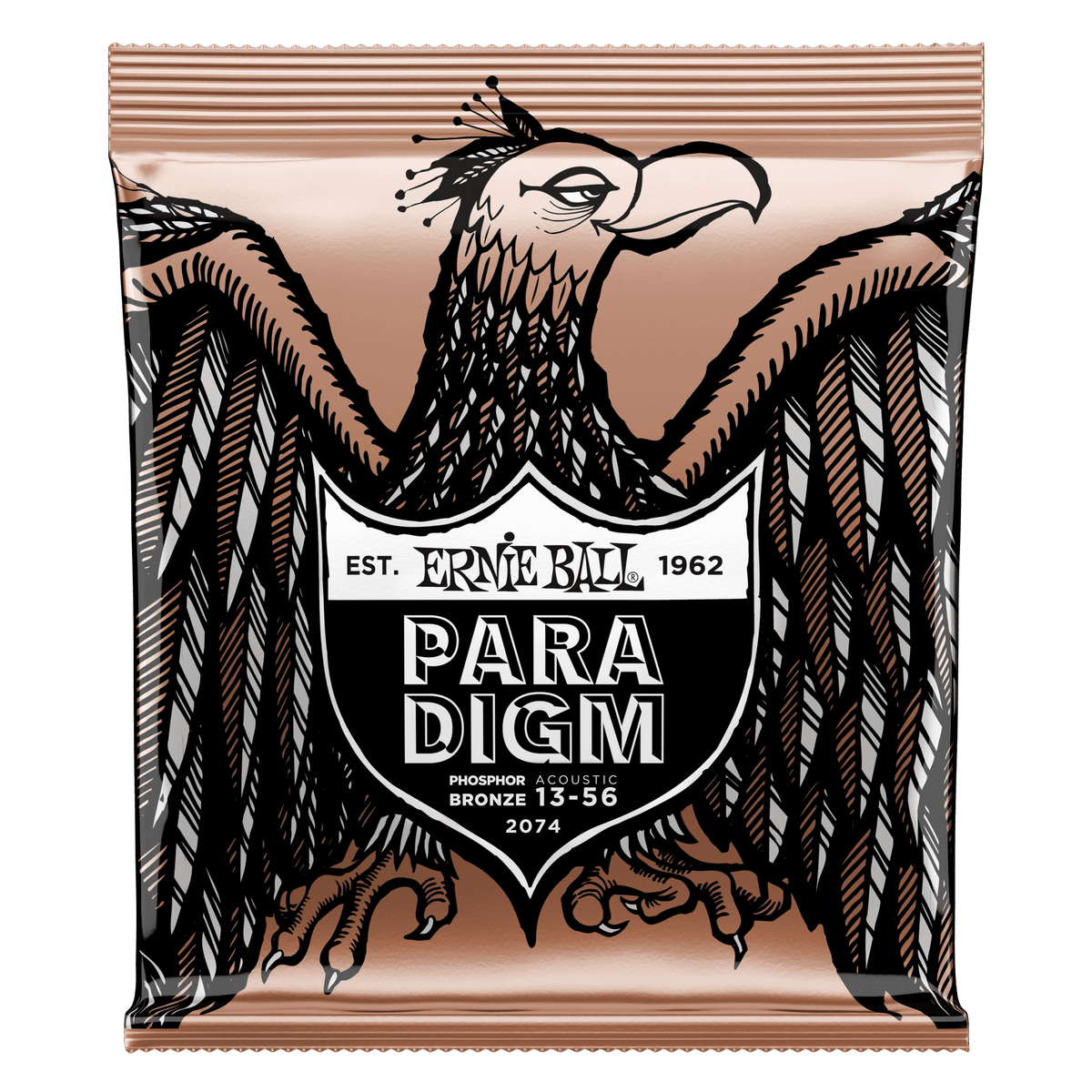 Ernie Ball Paradigm Medium Phosphor Bronze Acoustic Guitar Strings 13-56