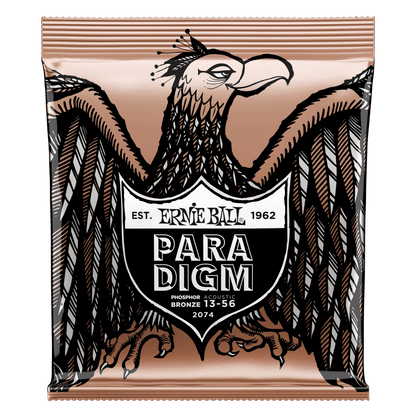 Ernie Ball Paradigm Medium Phosphor Bronze Acoustic Guitar Strings 13-56