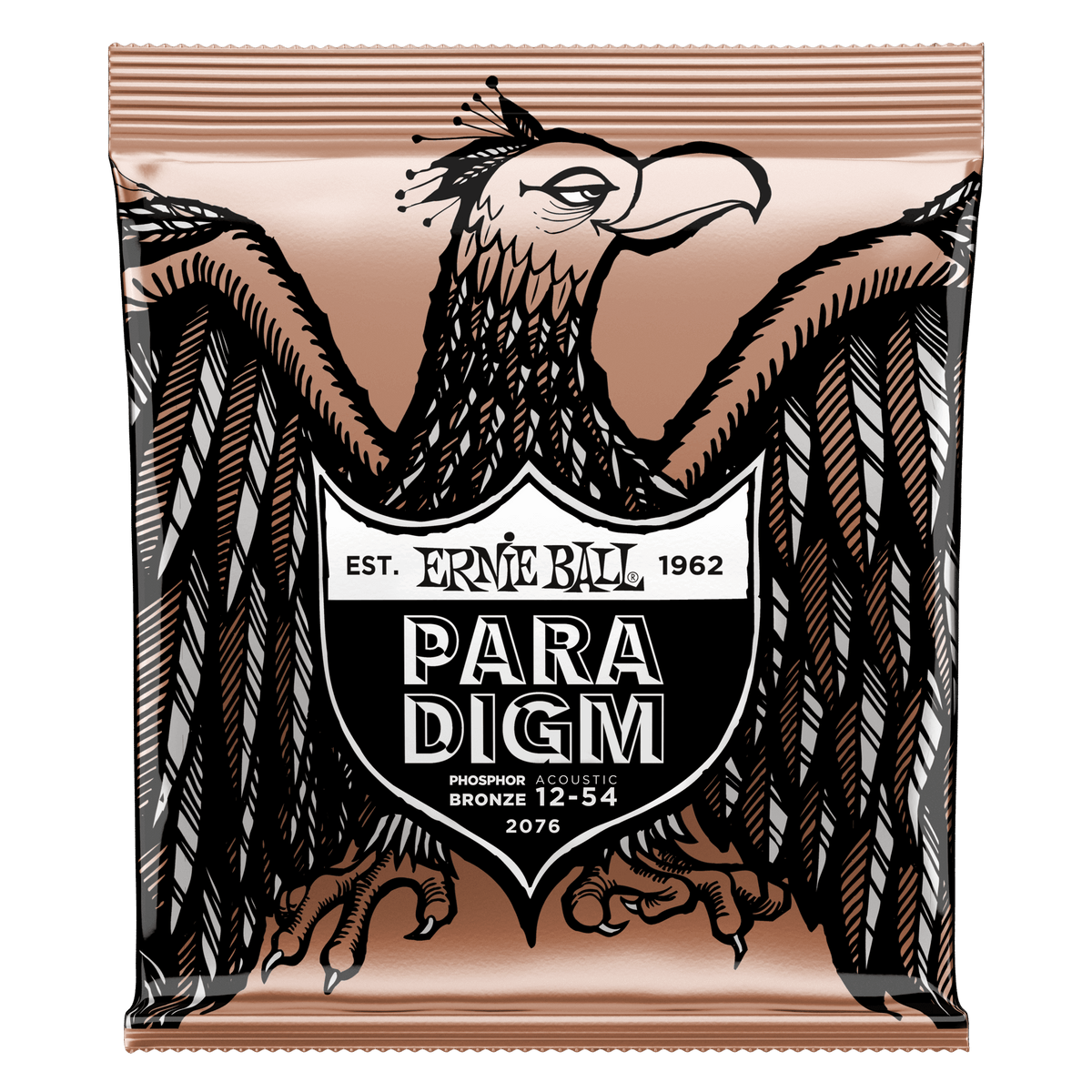 Ernie Ball Paradigm Medium Light Phosphor Bronze Acoustic Guitar Strings 12-54