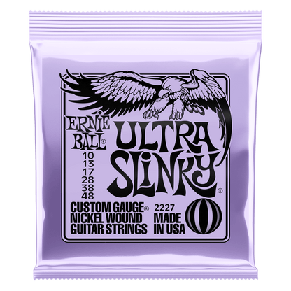 Ernie Ball Ultra Slinky Nickelwound Electric Guitar Strings 10 - 48 Gauge