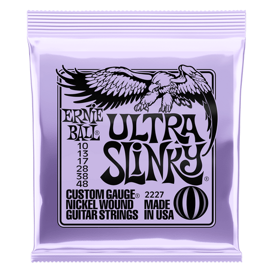 Ernie Ball Ultra Slinky Nickelwound Electric Guitar Strings 10 - 48 Gauge