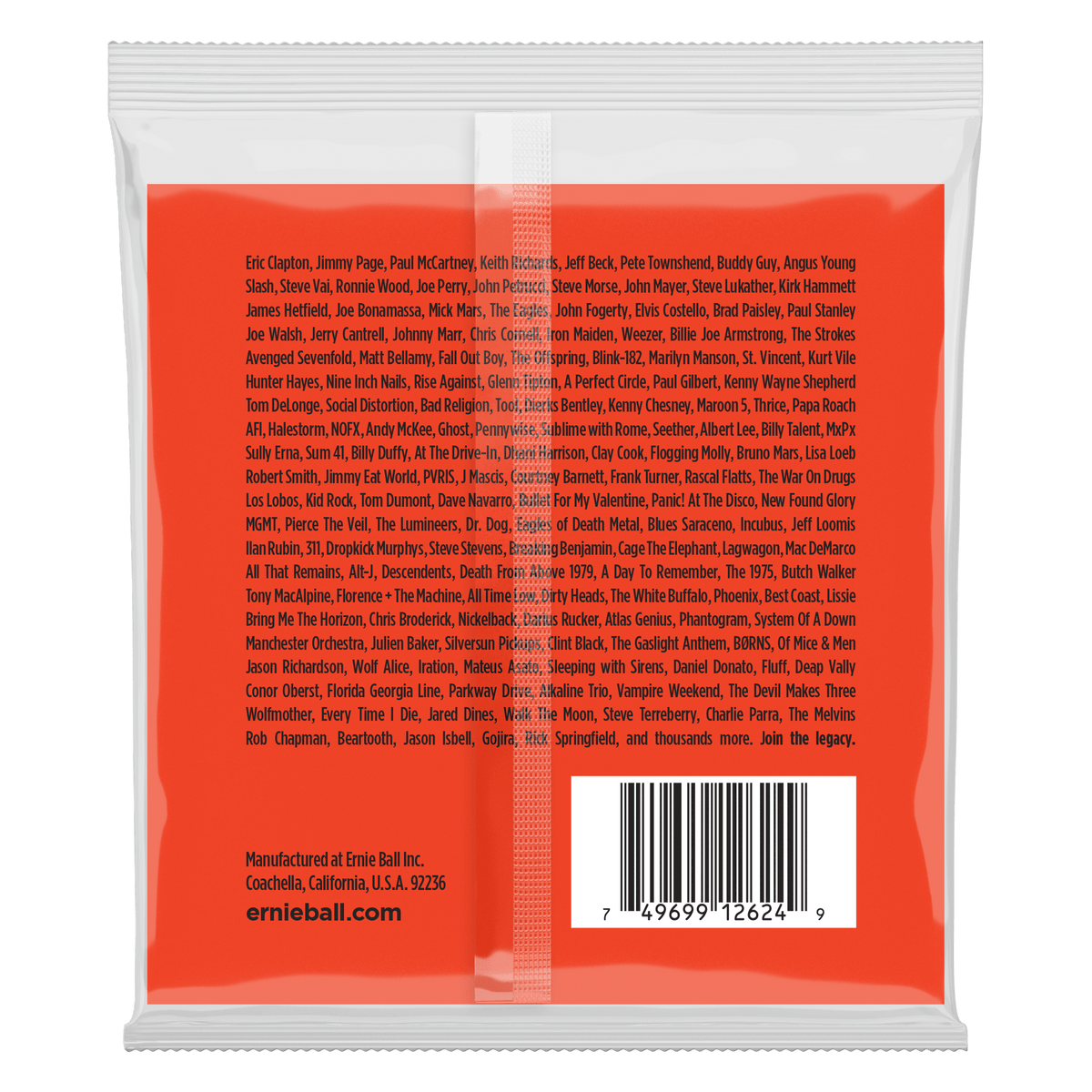 Ernie Ball Skinny Top Heavy Bottom Slinky Nickel Wound 8-String Electric Guitar Strings 9-80
