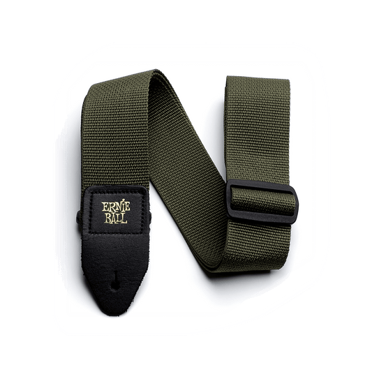 Ernie Ball Polypro Guitar/Bass Strap - Olive