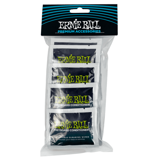 Ernie Ball Wonder Wipes Fretboard Conditioner 20 Pack