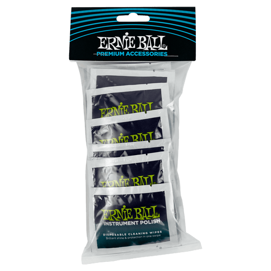 Ernie Ball Wonder Wipes Instrument Polish 20 Pack