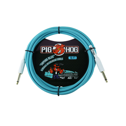 Pig Hog "Daphne Blue" Instrument Cable, 10ft