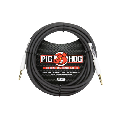 Pig Hog 18.5ft 1/4" - 1/4" 8mm Inst. Cable