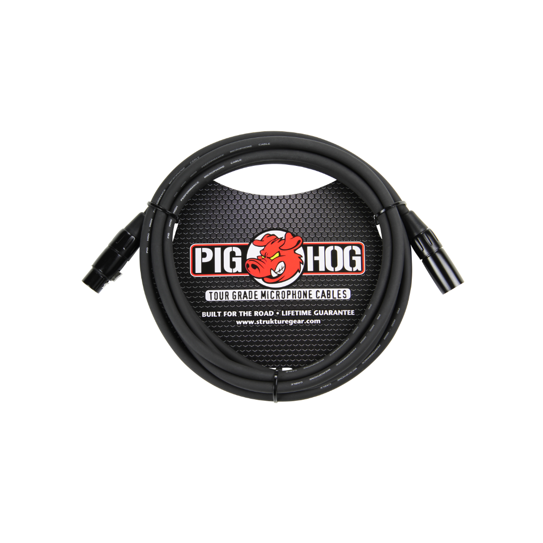 Pig Hog 8mm Mic Cable, 10ft XLR
