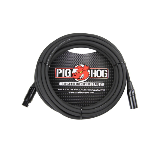 Pig Hog 8mm Mic Cable, 20ft XLR