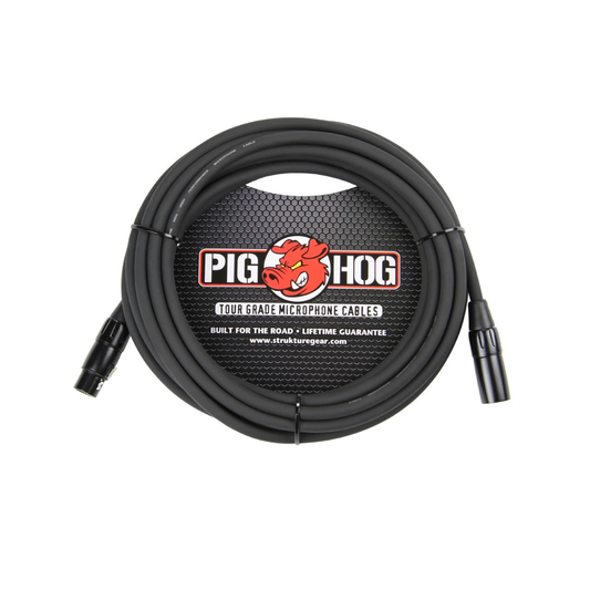 Pig Hog 8mm Mic Cable, 25ft XLR