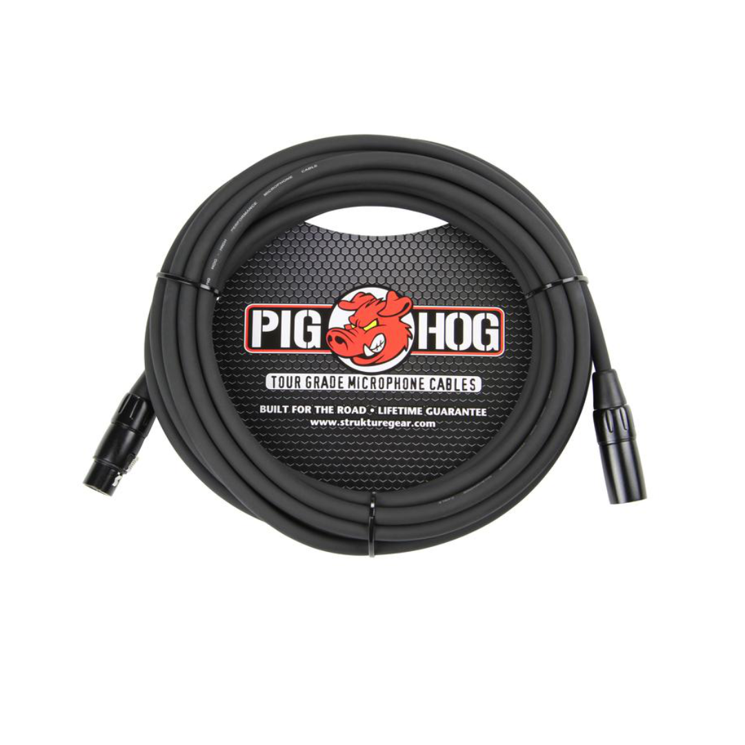 Pig Hog 8mm Mic Cable, 30ft XLR