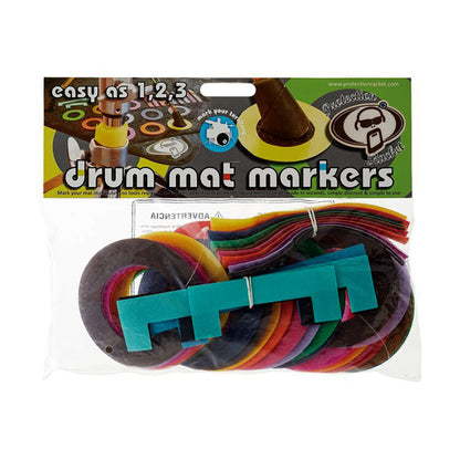 Protection Racket Coloured Drum Mat Markers