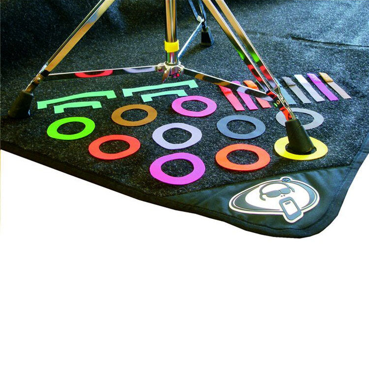 Protection Racket Coloured Drum Mat Markers