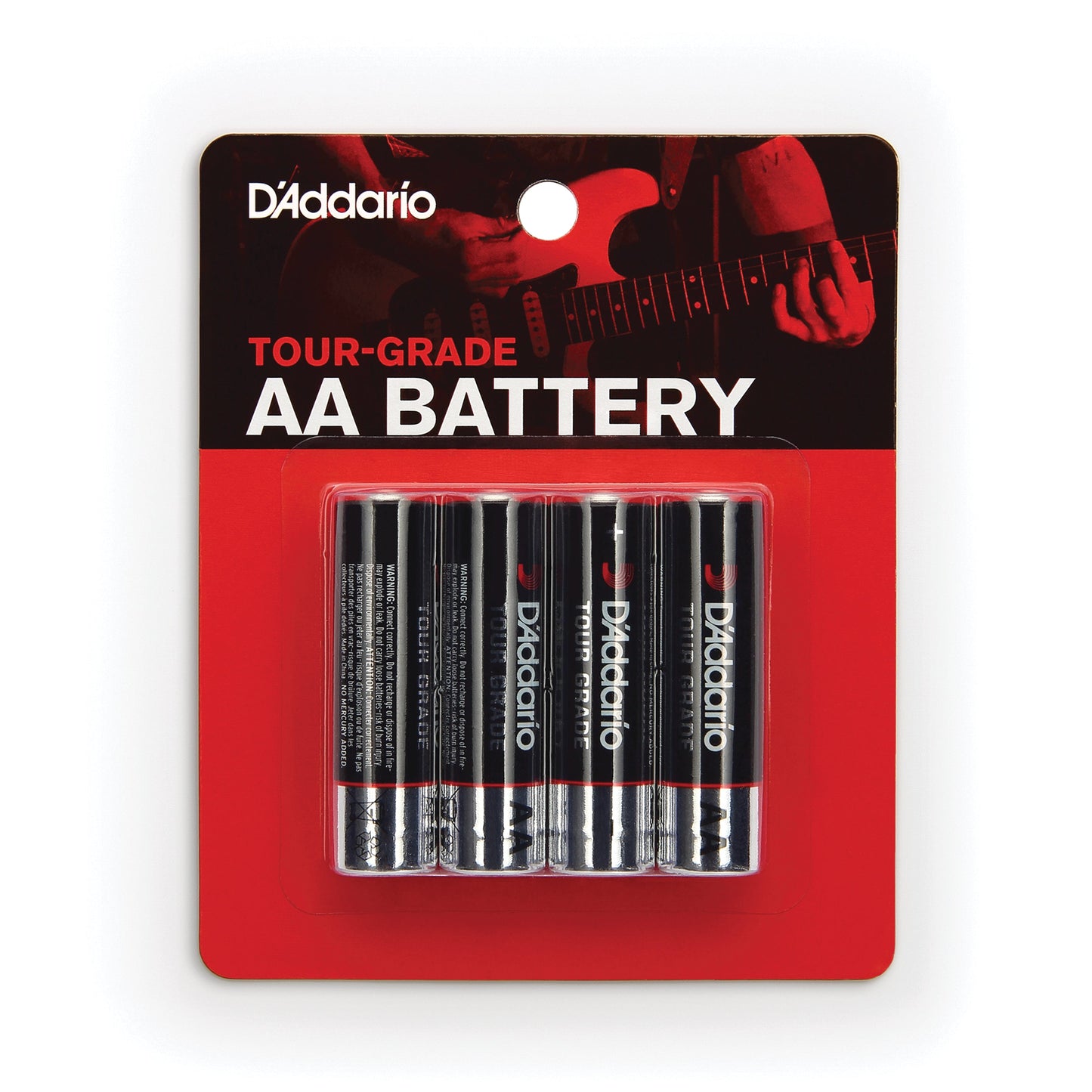 D'Addario AA Battery, 4-Pack