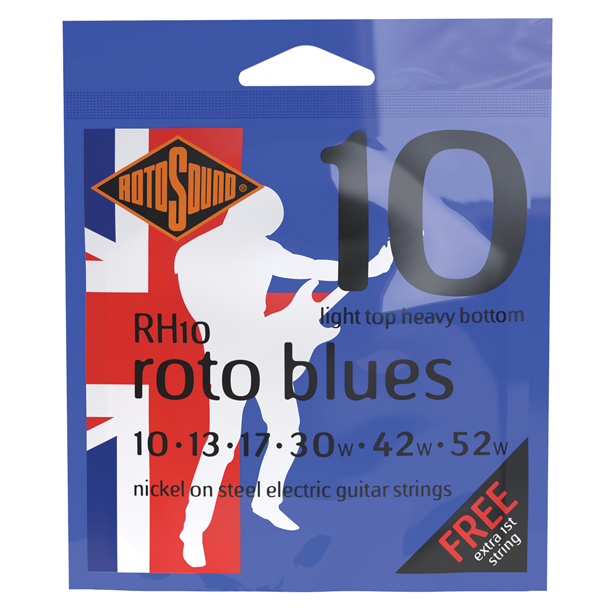 Rotosound RH10 Roto Blues Electric String Set 10- 52