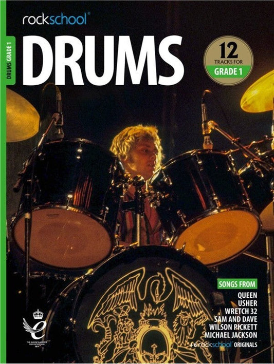 Rockschool Drums Grade 1 2018-2024 - with Online Content