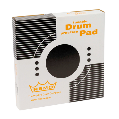 Remo 8" Tunable Practice Pad, Red, Ambassador Ebony Head