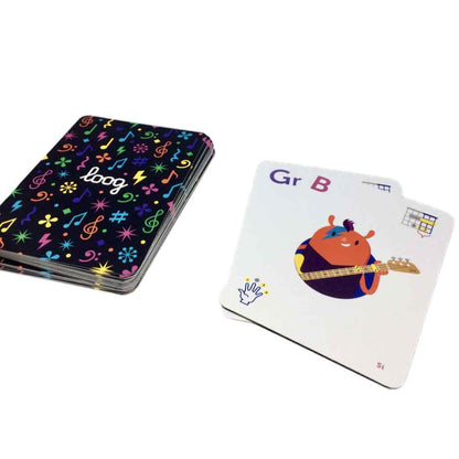 Loog Mini Black + Accessory Pack (winder, picks, strings, flash cards)