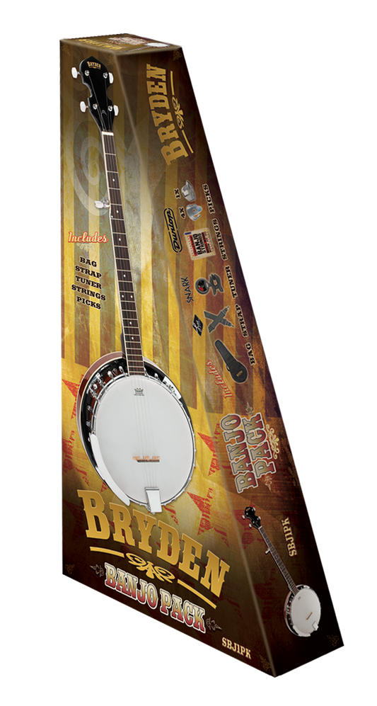 Bryden SBJ1PK 5 string banjo Pack