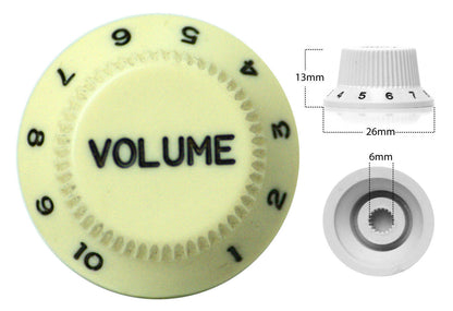 Strat Style Control Volume Knob For Electric Guita
