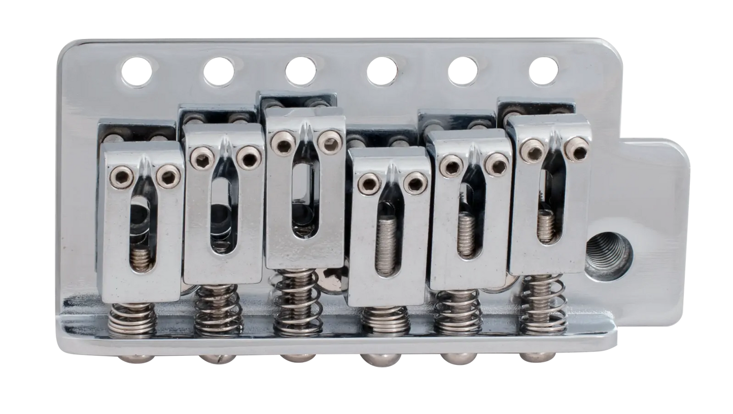 Dr Parts Chrome Bridge/Tremolo Unit with 6 Mountin