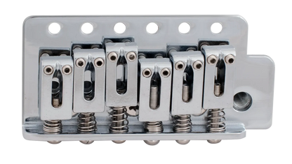 Dr Parts Chrome Bridge/Tremolo Unit with 6 Mountin