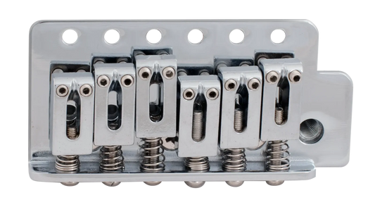 Dr Parts Chrome Bridge/Tremolo Unit with 6 Mountin