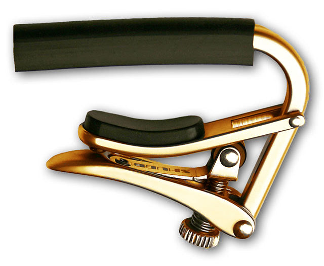 Shubb C1 Royale Steel String Guitar Capo in Gold Titanium Finish