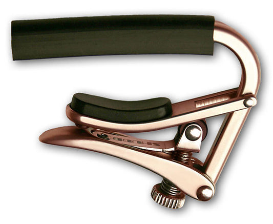 Shubb C1 Royale Steel String Guitar Capo in Rose Gold Titanium Finish