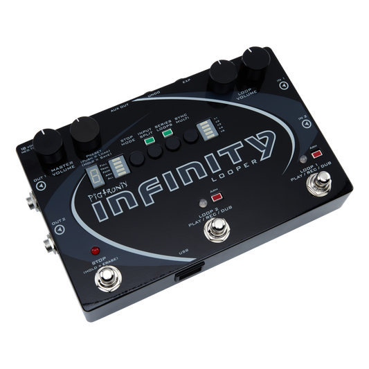Pigtronix Infinity Looper – Dual Stereo Looper with MIDI & USB