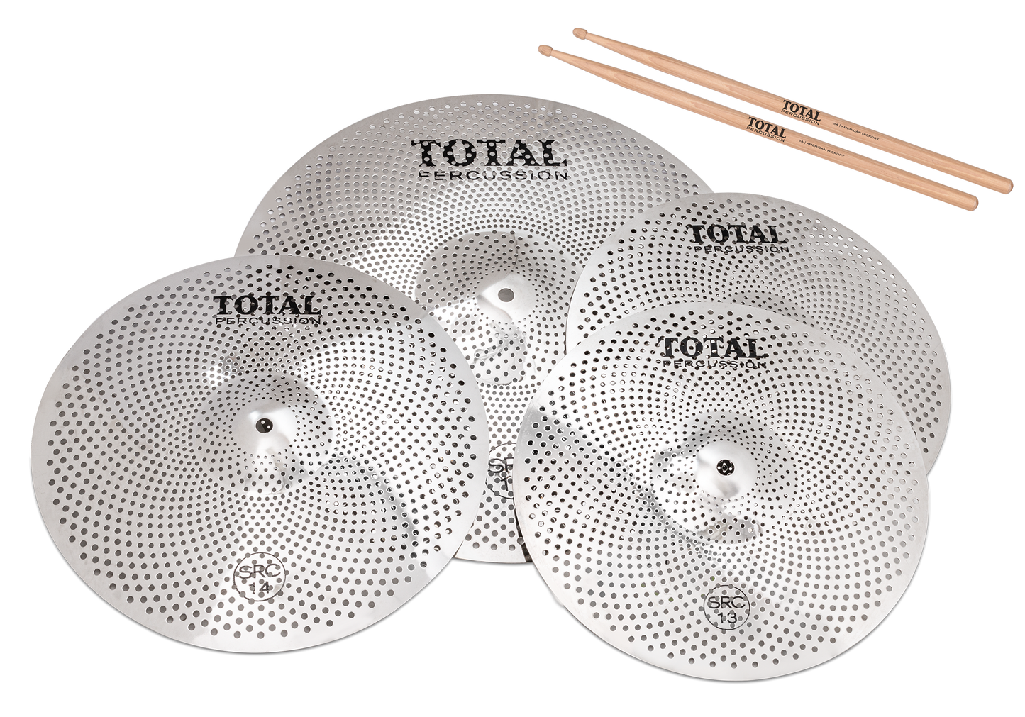 Total Percussion SRC45 Sound Reduction Cymbals Box Set