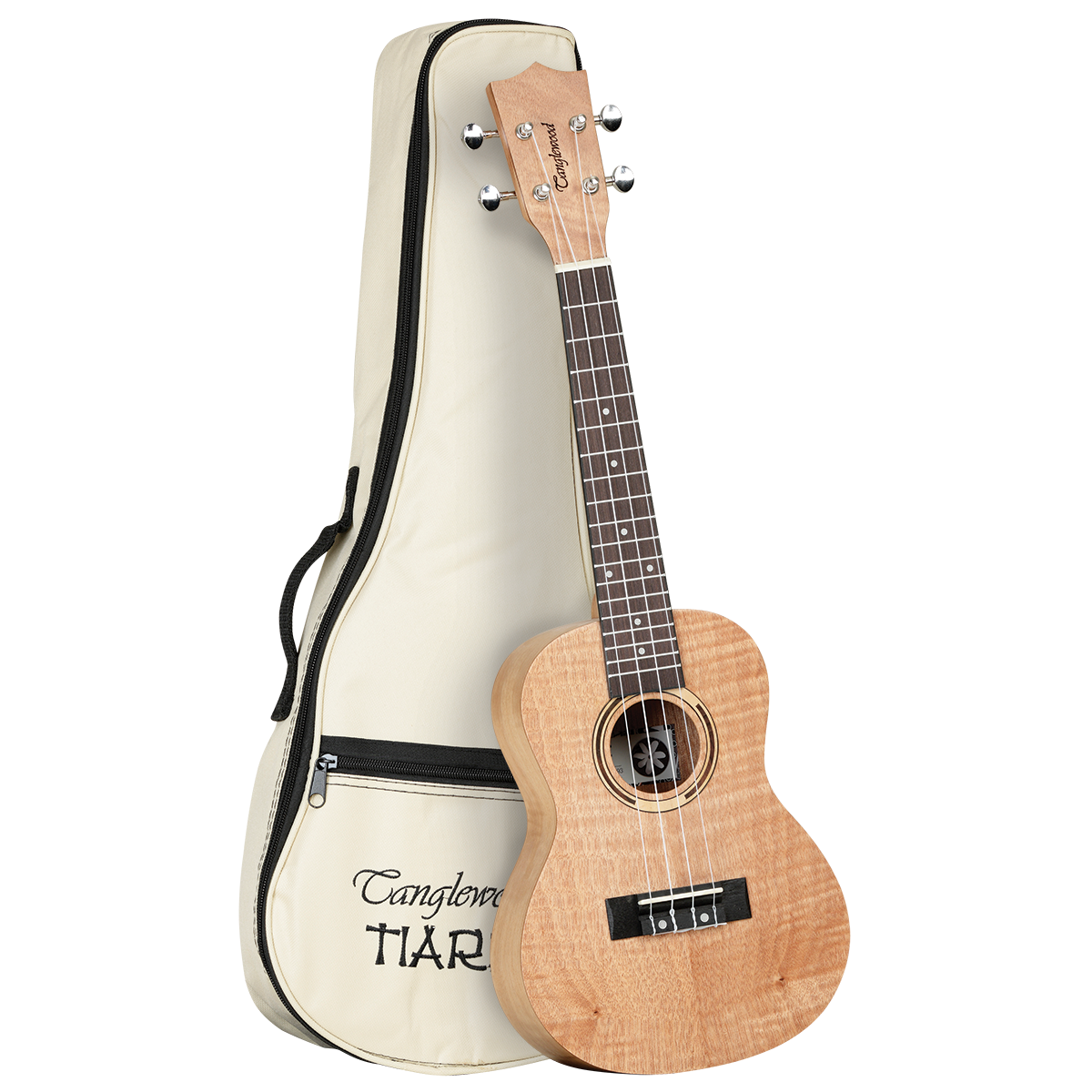 Tanglewood Tiare TWT6B Concert Ukulele w/Gigbag - Flame Mahogany