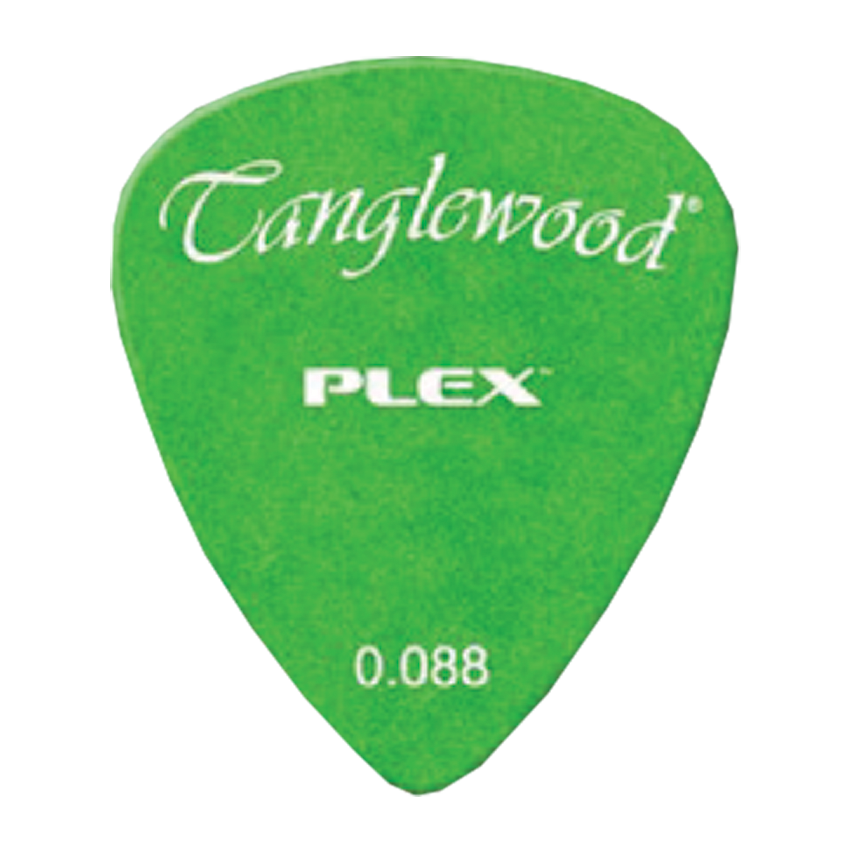 Tanglewood TWPP4 Plex Picks Pack of 12 .088 Green