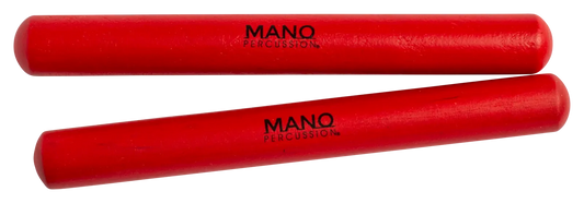 Mano Percussion 6 Inch Red Hardwood Claves